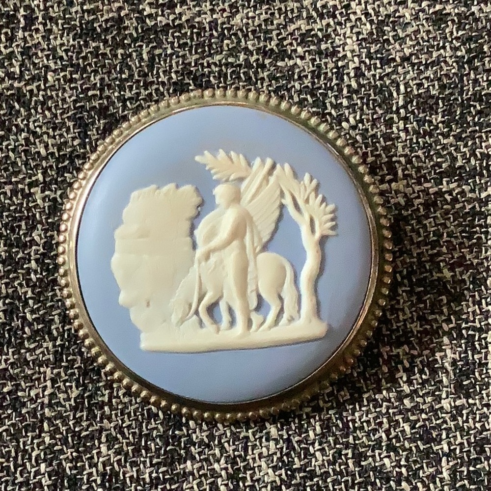 Vintage Wedgwood Brooch